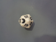 Magic Spindown Die - Origins - White